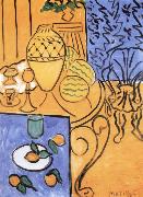 Henri Matisse Yellow and blue oil painting